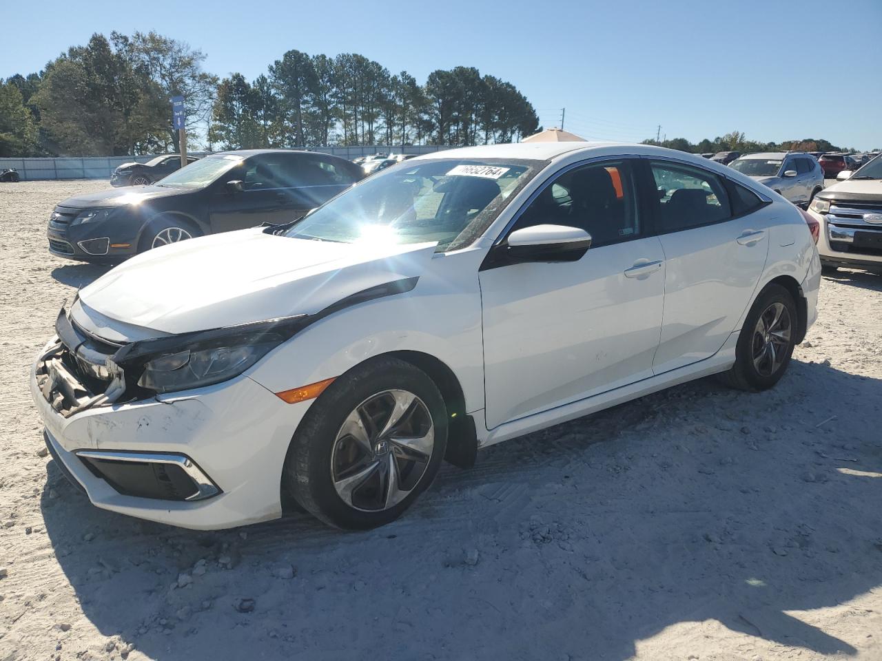 2019 Honda Civic Lx VIN: 19XFC2F61KE022592 Lot: 76652764