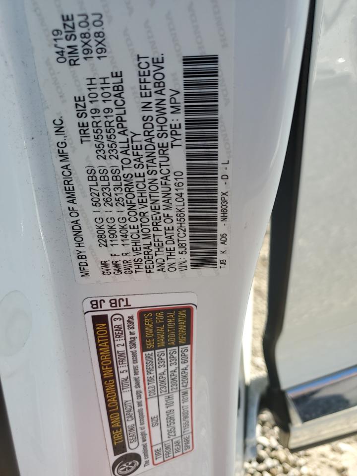 5J8TC2H56KL041610 2019 Acura Rdx Technology