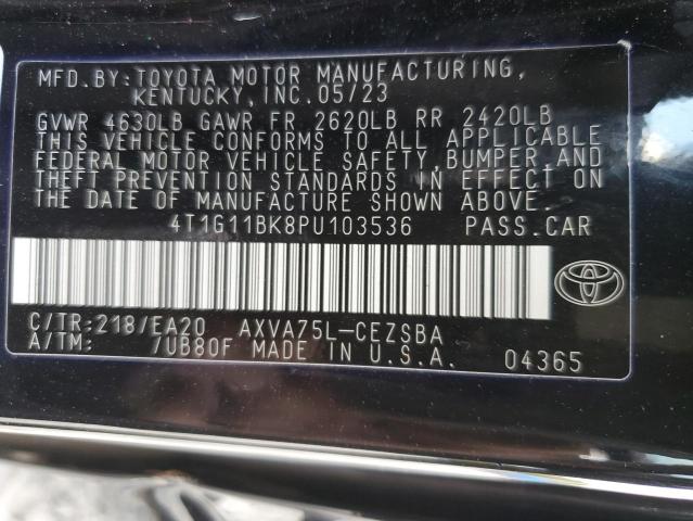 4T1G11BK8PU103536 Toyota Camry SE N 13