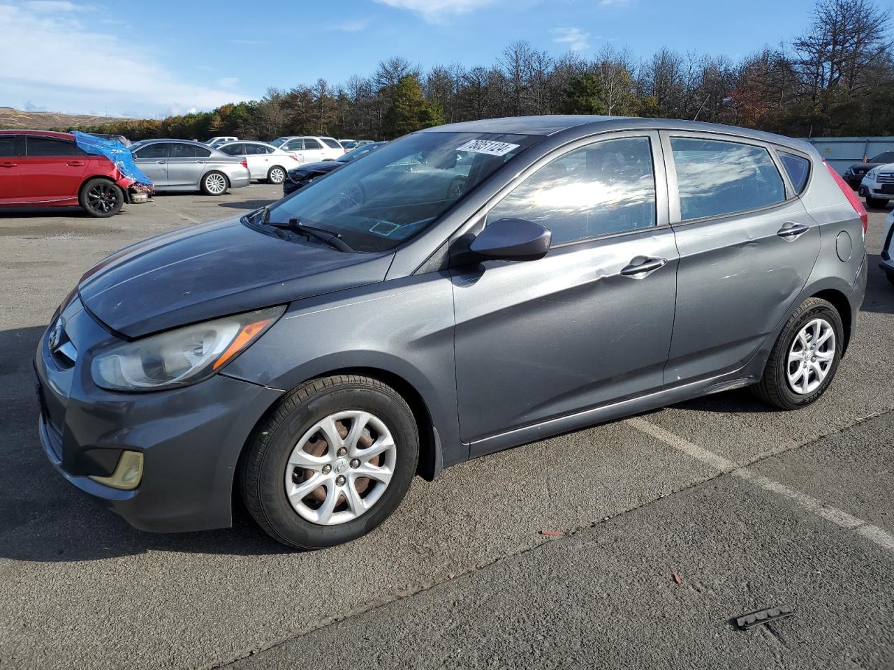 2012 Hyundai Accent Gls VIN: KMHCT5AE2CU023879 Lot: 76051124