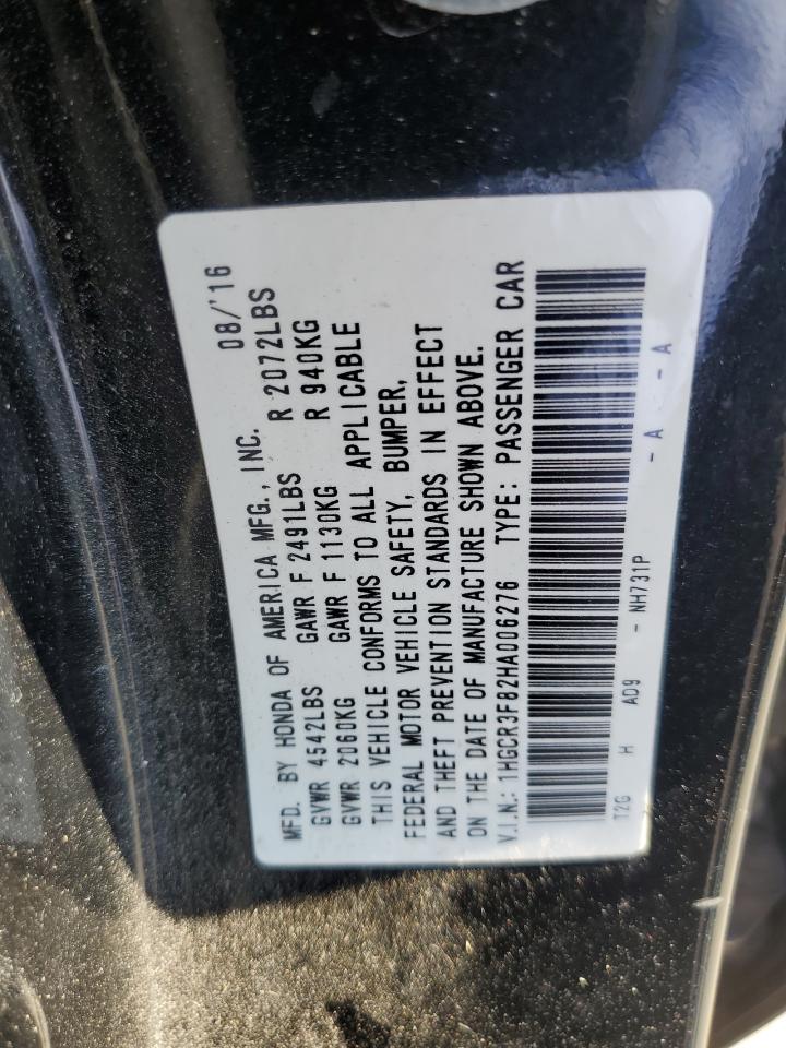 1HGCR3F82HA006276 2017 Honda Accord Exl