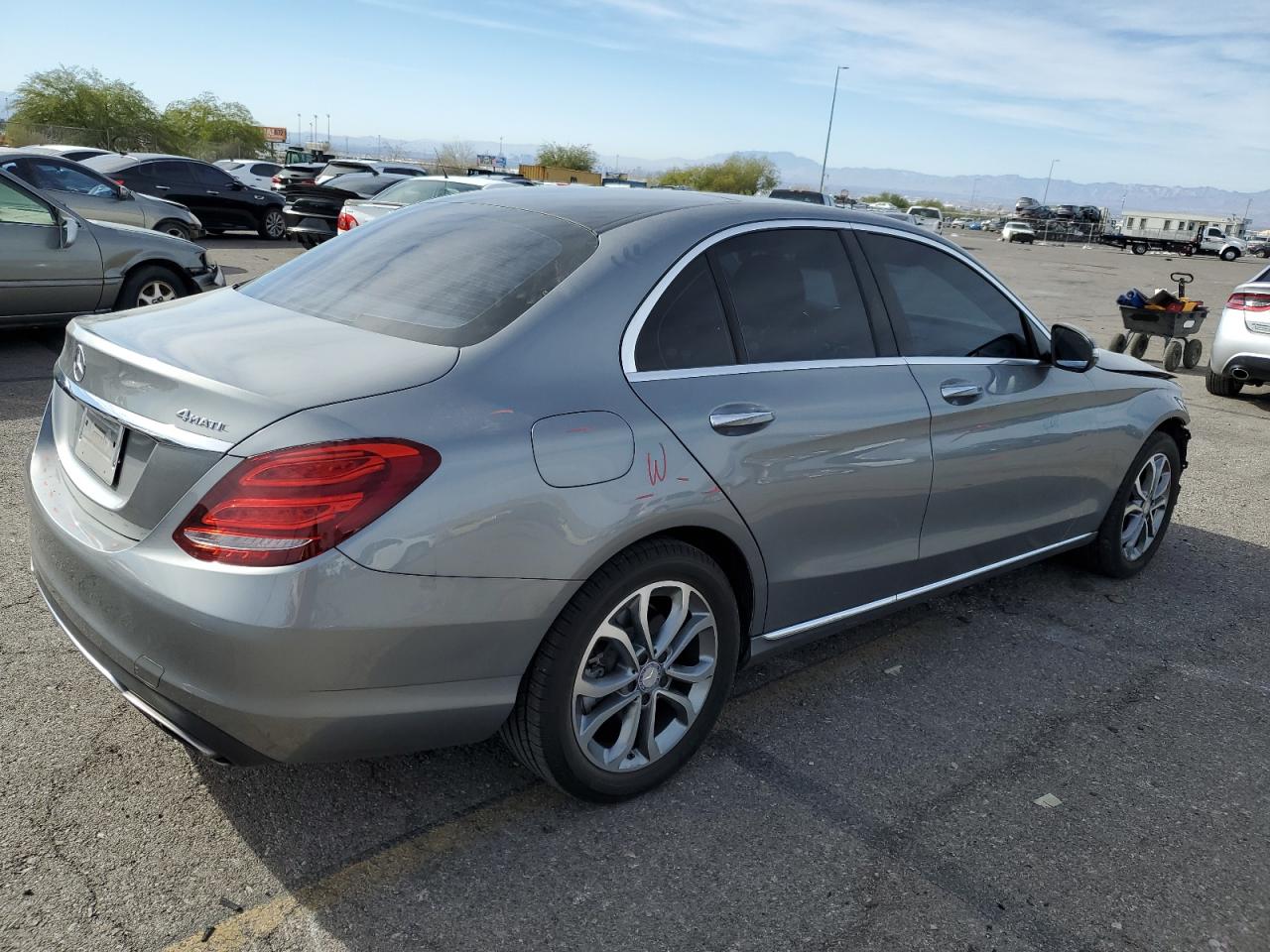 VIN 55SWF4KB4FU004608 2015 MERCEDES-BENZ C-CLASS no.3