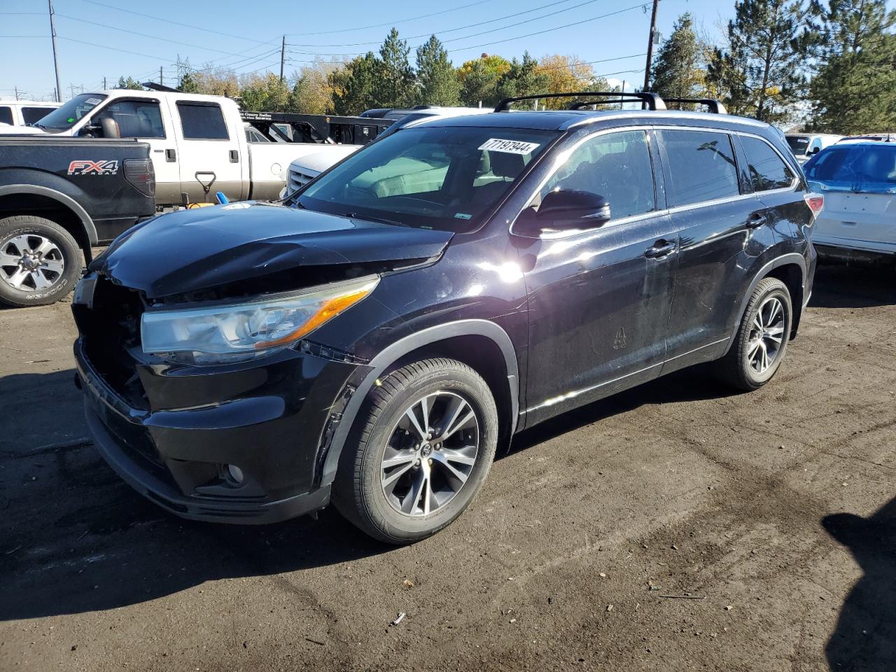 VIN 5TDJKRFH2GS289714 2016 TOYOTA HIGHLANDER no.1