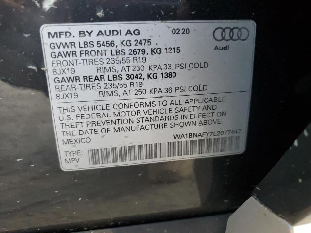 WA1BNAFY7L2077447 Audi Q5 PREMIUM 13