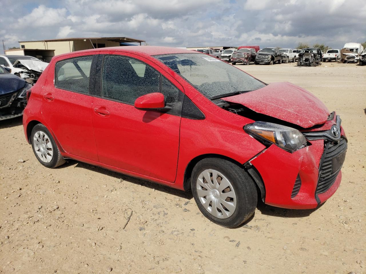 VIN VNKKTUD34FA024145 2015 TOYOTA YARIS no.4