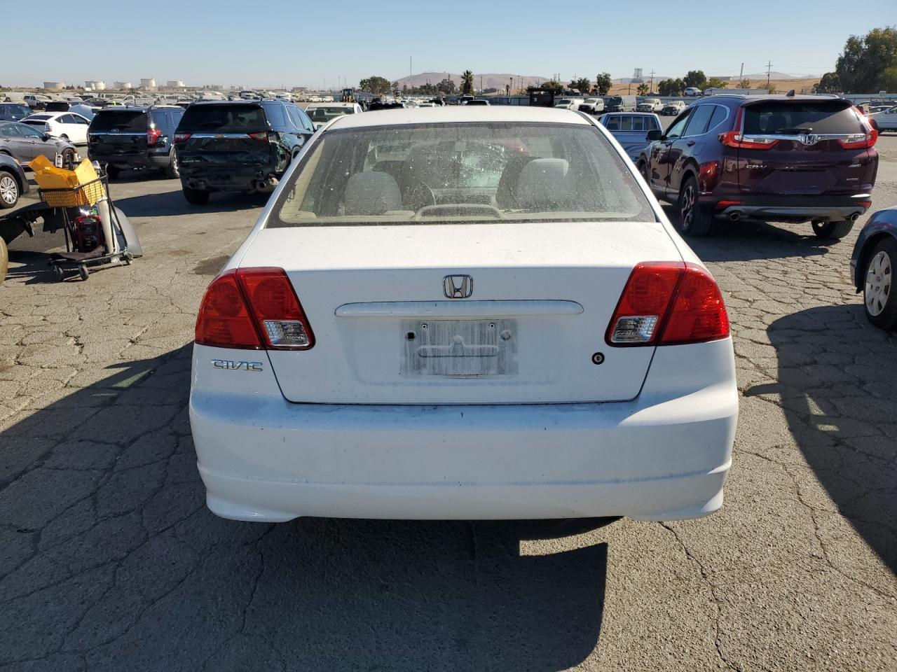 2005 Honda Civic Dx Vp VIN: 2HGES16375H584523 Lot: 76123724