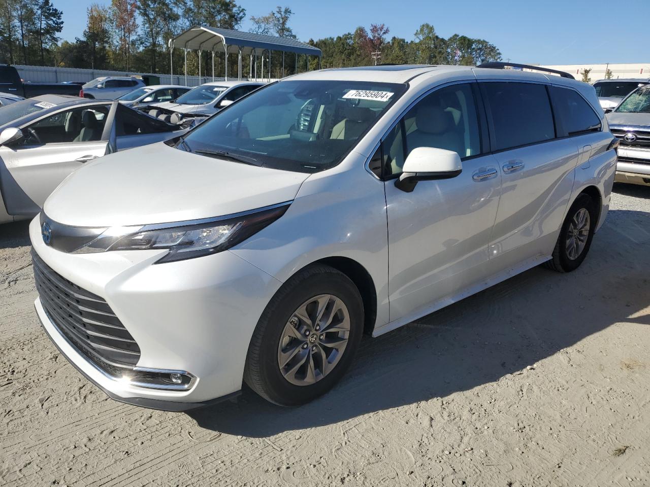 2022 Toyota Sienna Xle VIN: 5TDYRKEC8NS104604 Lot: 76295904