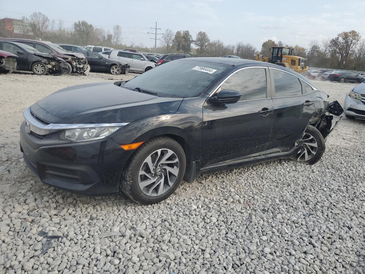 2018 Honda Civic Ex VIN: 2HGFC2F72JH574342 Lot: 77994444