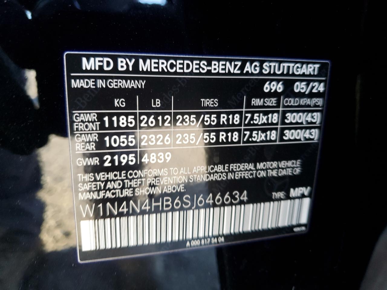 VIN W1N4N4HB6SJ646634 2025 MERCEDES-BENZ GLA-CLASS no.14