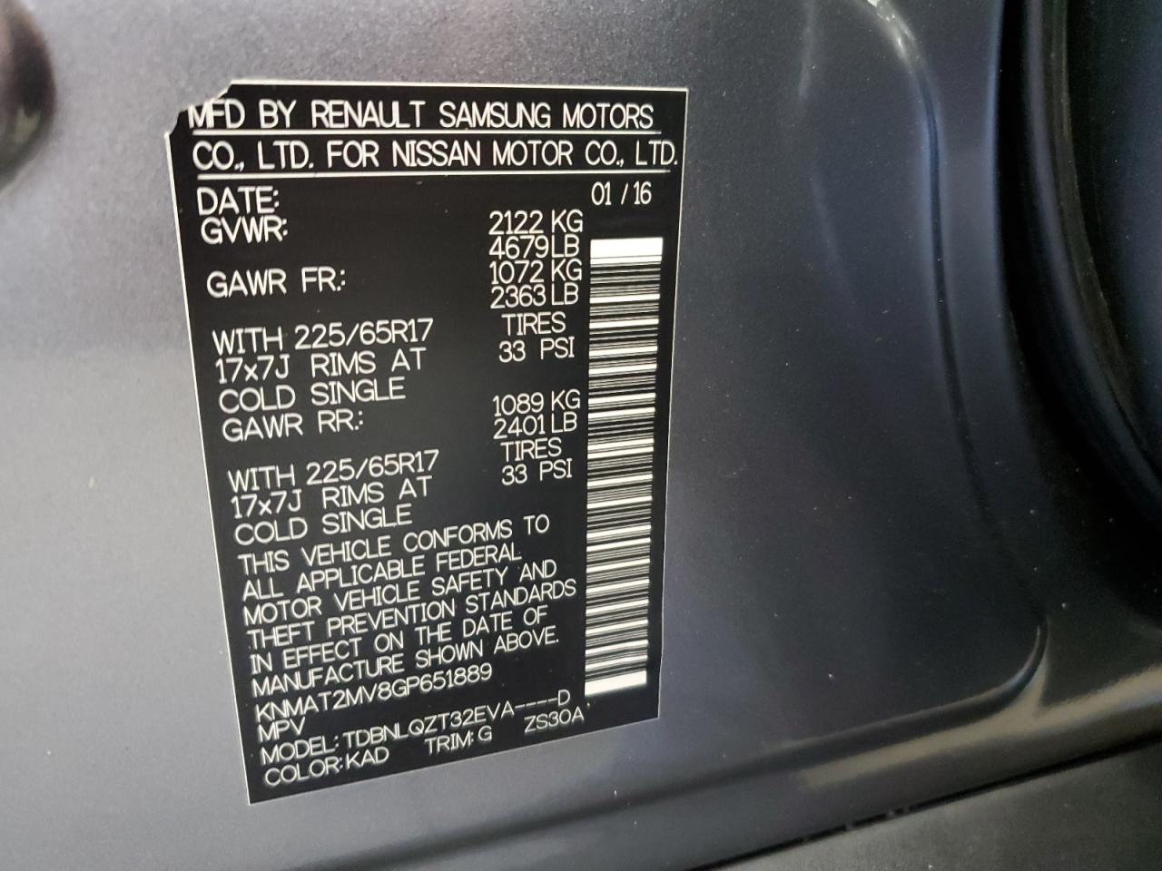 2016 Nissan Rogue - Image 13