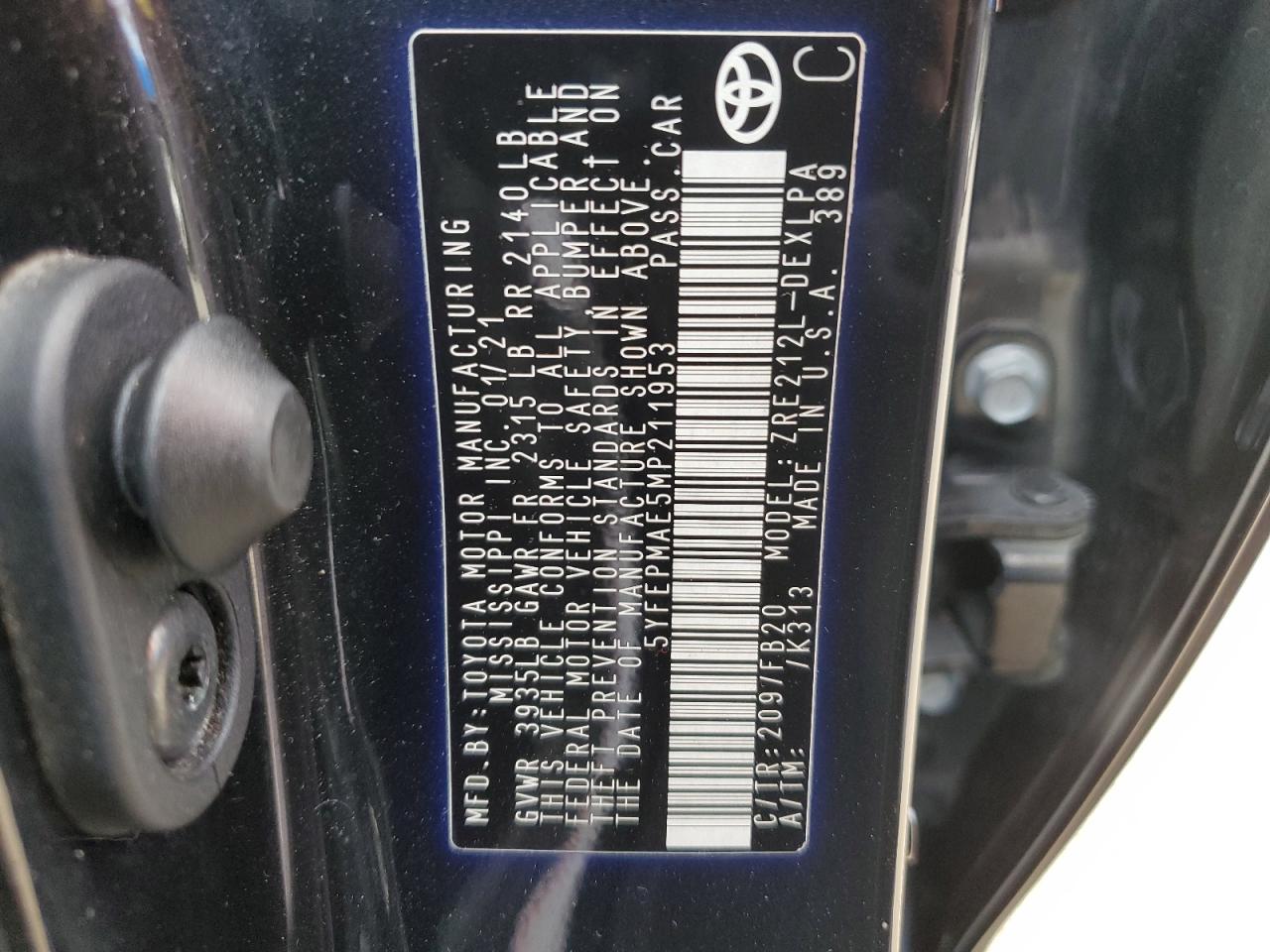 2021 Toyota Corolla - Image 12