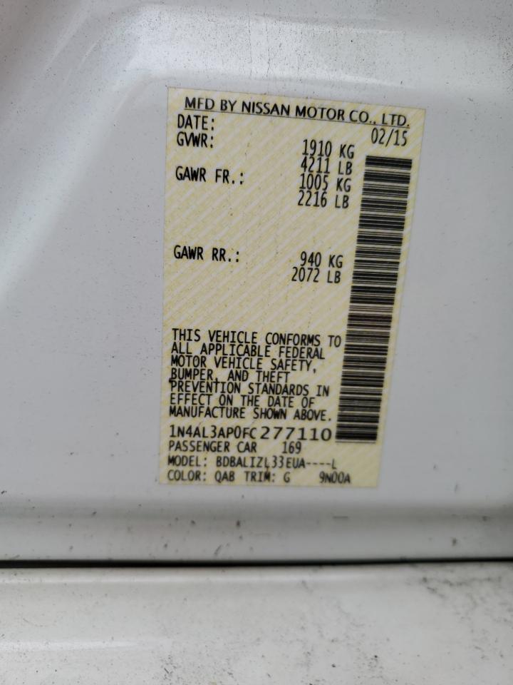 1N4AL3AP0FC277110 2015 NISSAN ALTIMA - Image 13