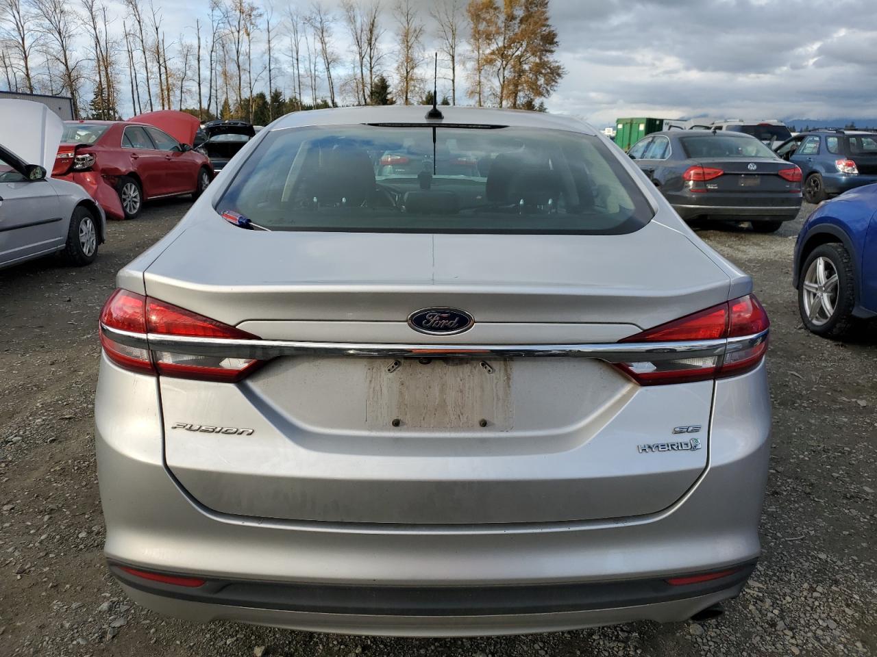 2018 Ford Fusion Se Hybrid VIN: 3FA6P0LU4JR234167 Lot: 78313004