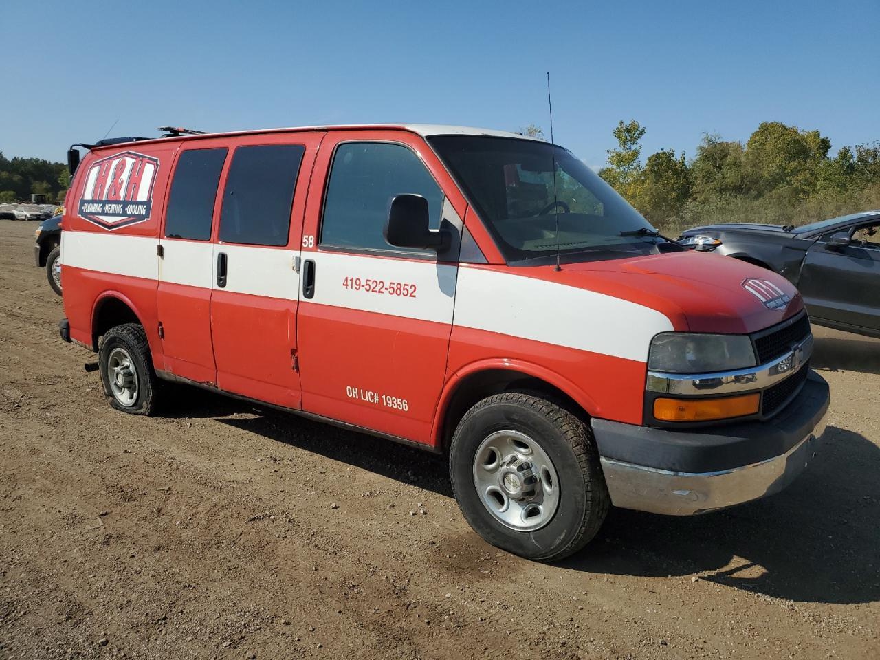 2008 Chevrolet Express G2500 VIN: 1GCGG25K581102481 Lot: 76264344