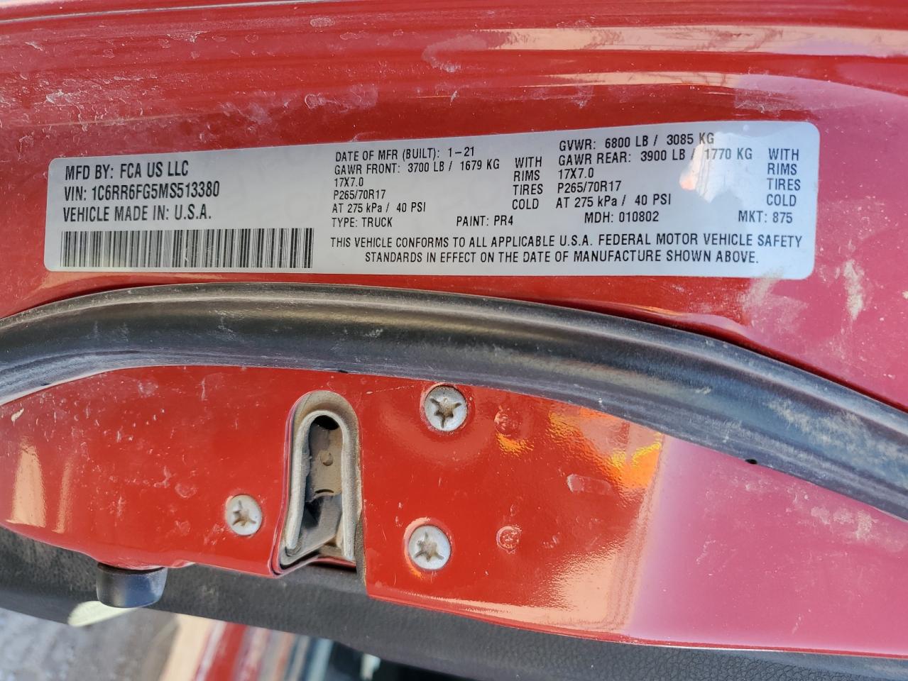 2021 RAM 1500 - Image 12