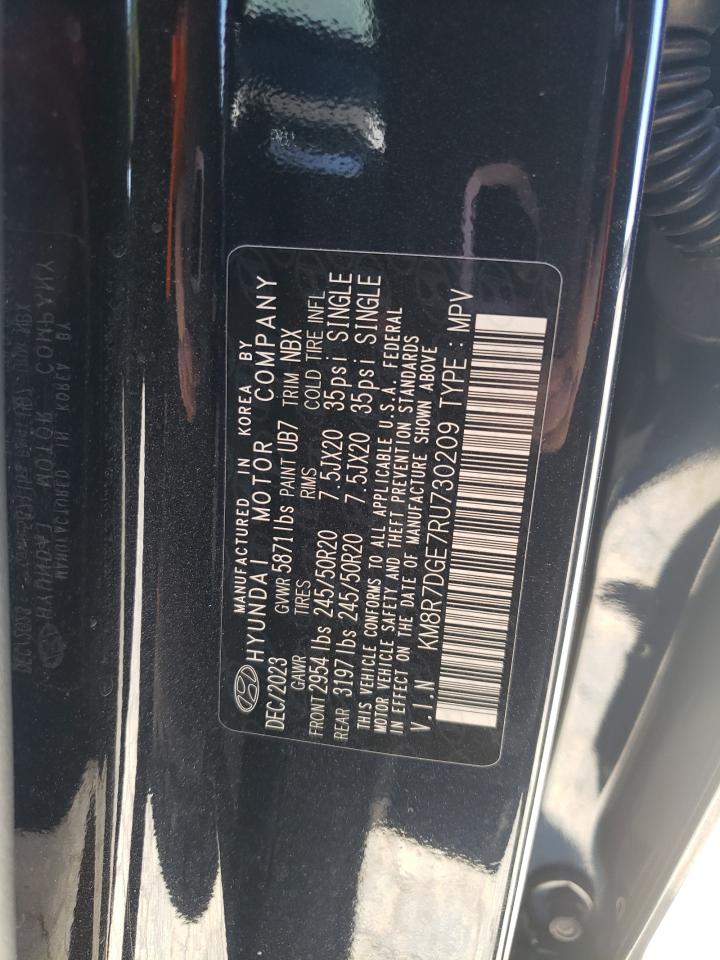 KM8R7DGE7RU730209 2024 Hyundai Palisade Calligraphy