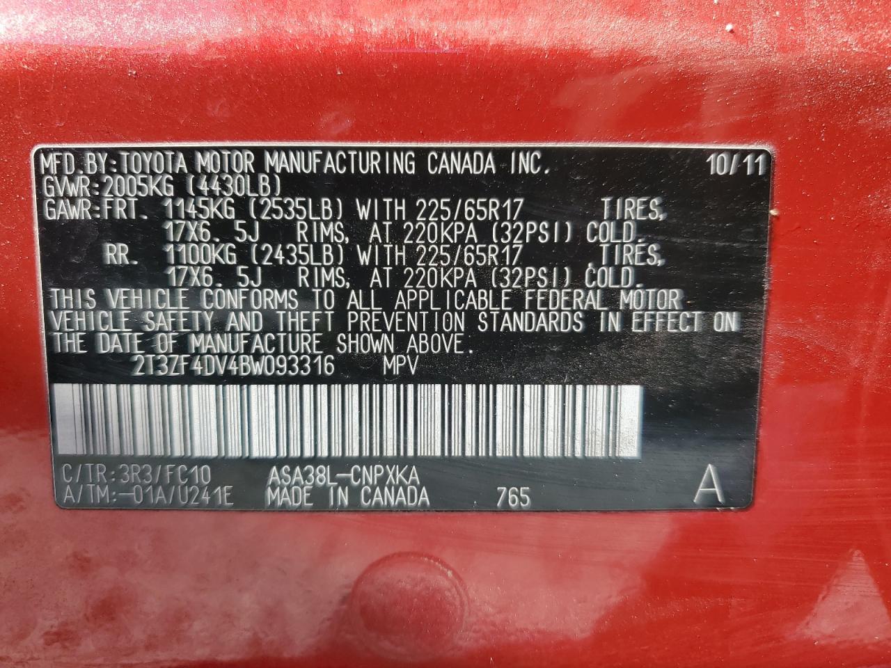 2011 Toyota RAV 4 - Image 13