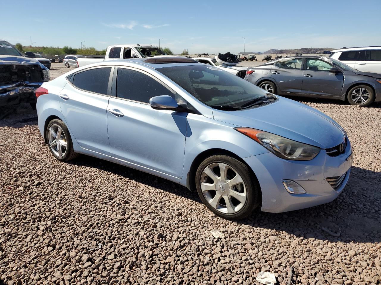 VIN KMHDH4AE5DU677776 2013 HYUNDAI ELANTRA no.4