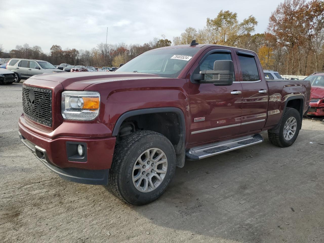 2015 Gmc Sierra K1500 Sle zu verkaufen in Ellwood City, PA - Side