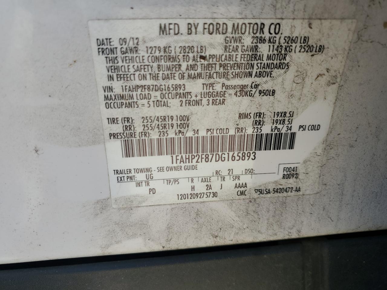 2013 Ford Taurus - Image 12