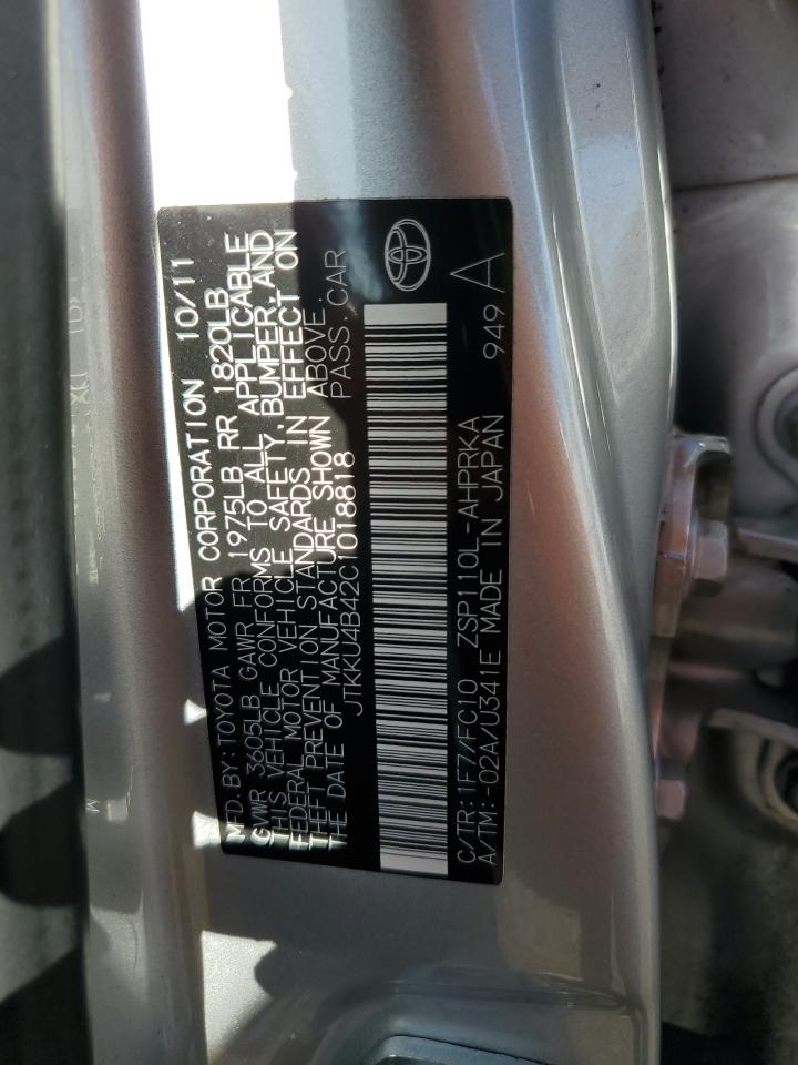 JTKKU4B42C1018818 2012 Toyota Scion Xd