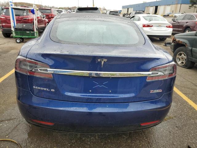  TESLA MODEL S 2016 Синий