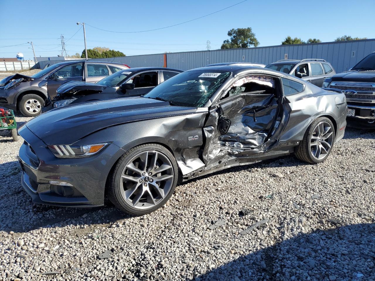 2016 Ford Mustang Gt VIN: 1FA6P8CF5G5225389 Lot: 76666514