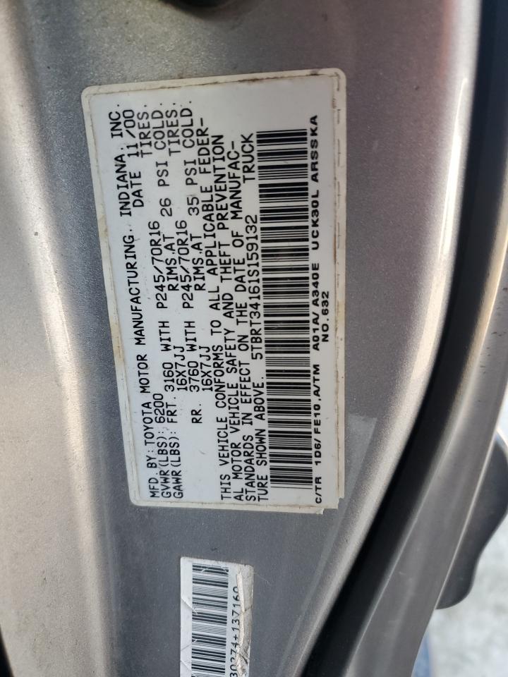 5TBRT34161S159132 2001 Toyota Tundra Access Cab