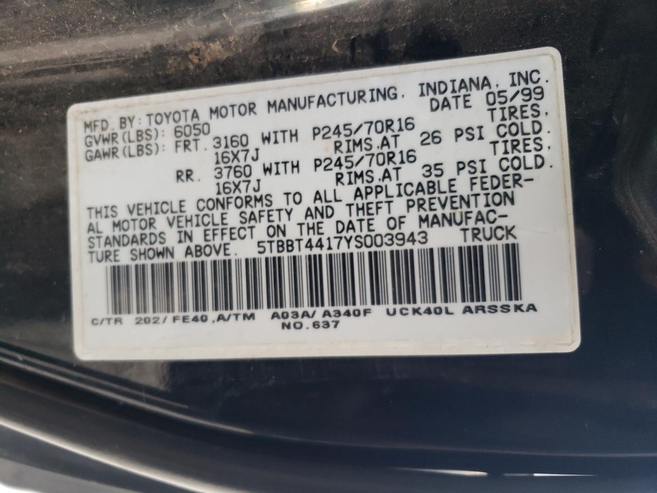 2000 Toyota Tundra - Image 13