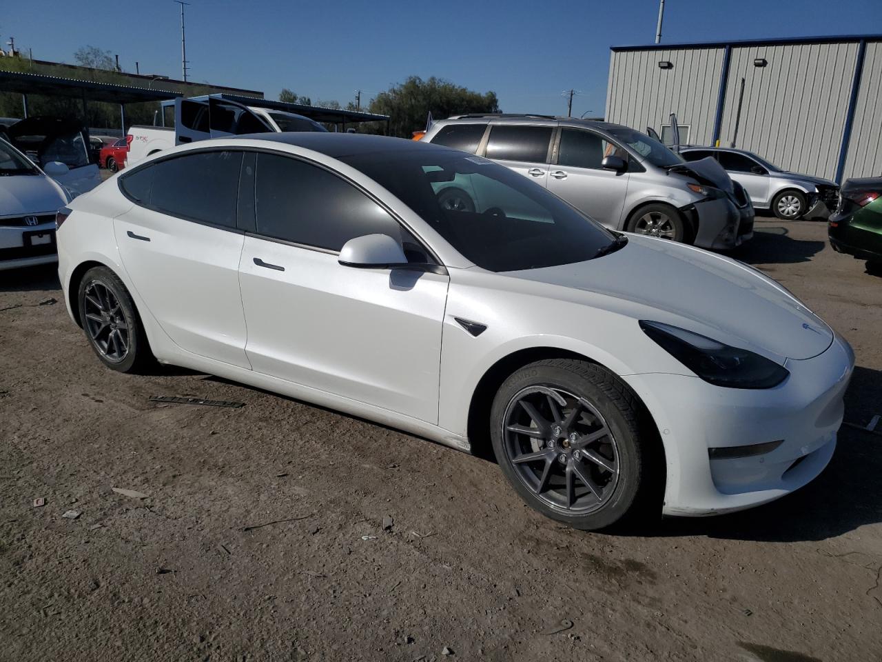 VIN 5YJ3E1EB0NF238387 2022 TESLA MODEL 3 no.4