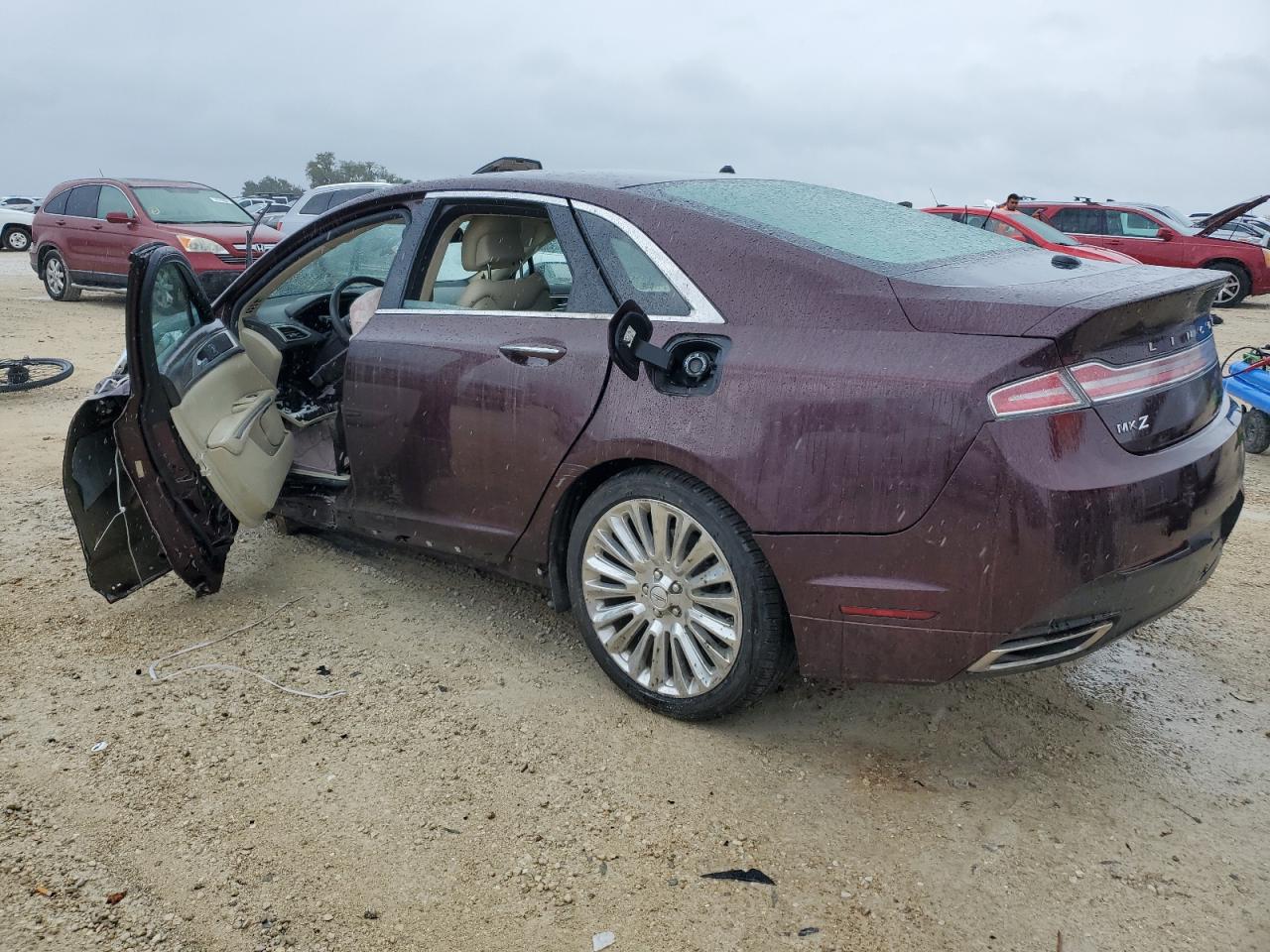 VIN 3LN6L2GK3DR817517 2013 LINCOLN MKZ no.2