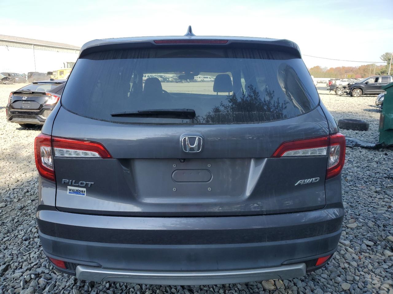 2019 Honda Pilot Ex VIN: 5FNYF6H30KB072517 Lot: 78325884