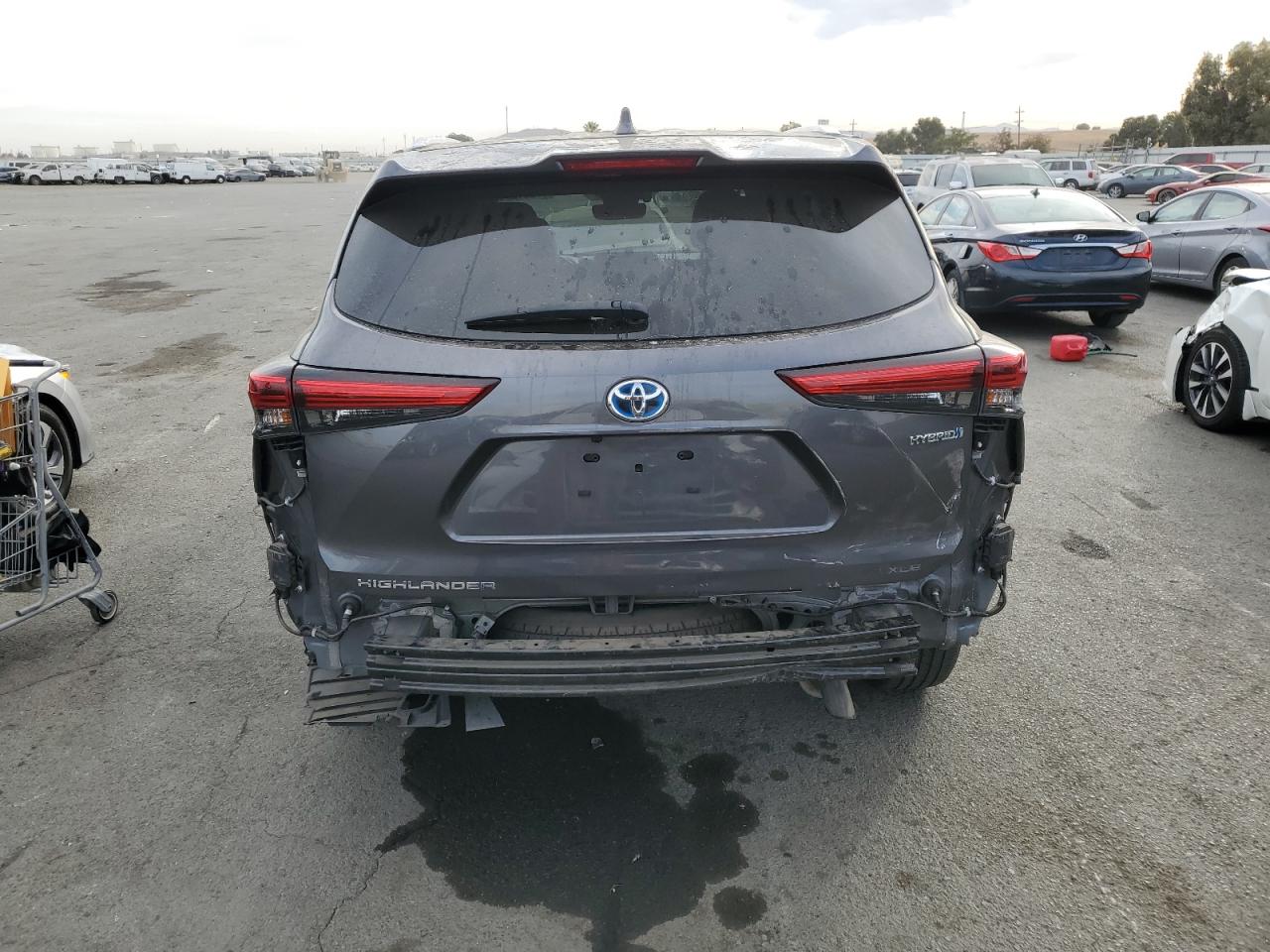 2020 Toyota Highlander Hybrid Xle VIN: 5TDHBRCHXLS512661 Lot: 77651294