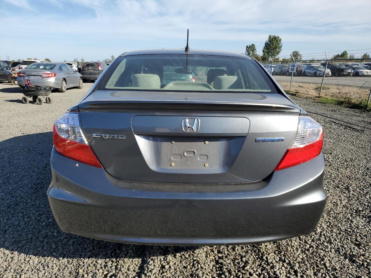 JHMFB4F28CS009850 2012 Honda Civic Hybrid