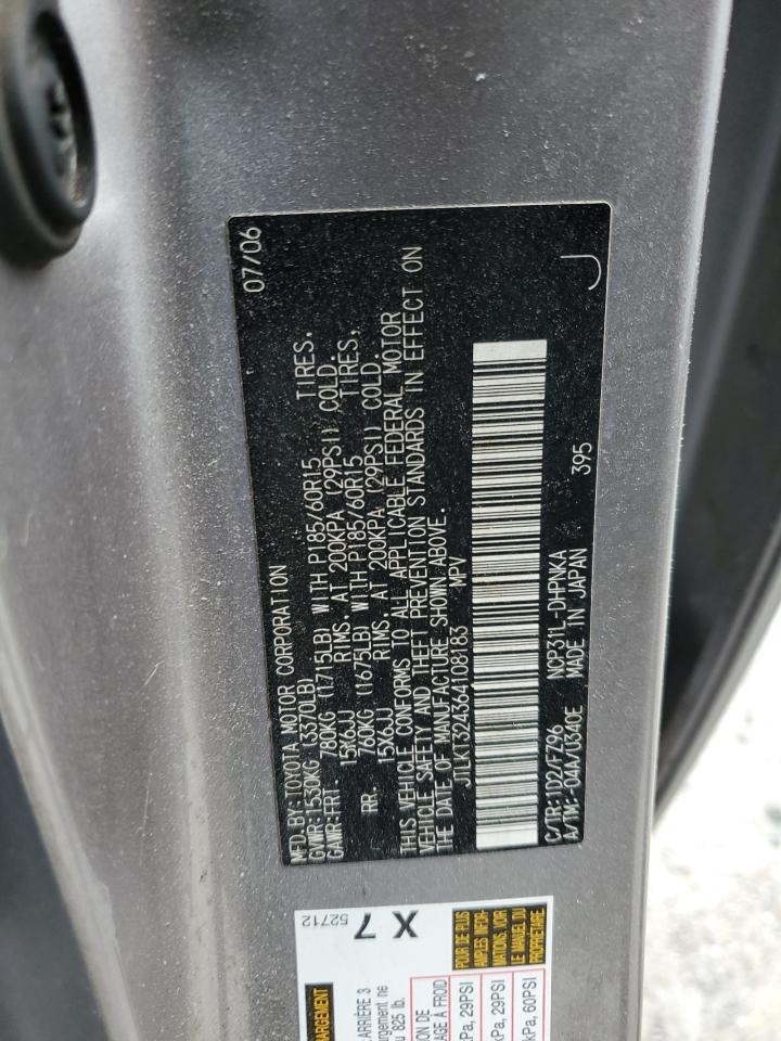 JTLKT324364108183 2006 Toyota Scion Xb