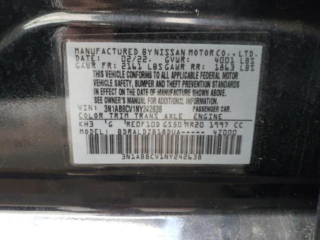 3N1AB8CV1NY242638 Nissan Sentra SV 12