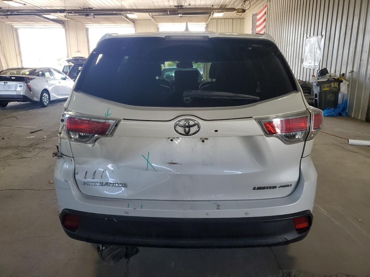 2015 Toyota Highlander Limited VIN: 5TDDKRFH4FS119317 Lot: 73603614