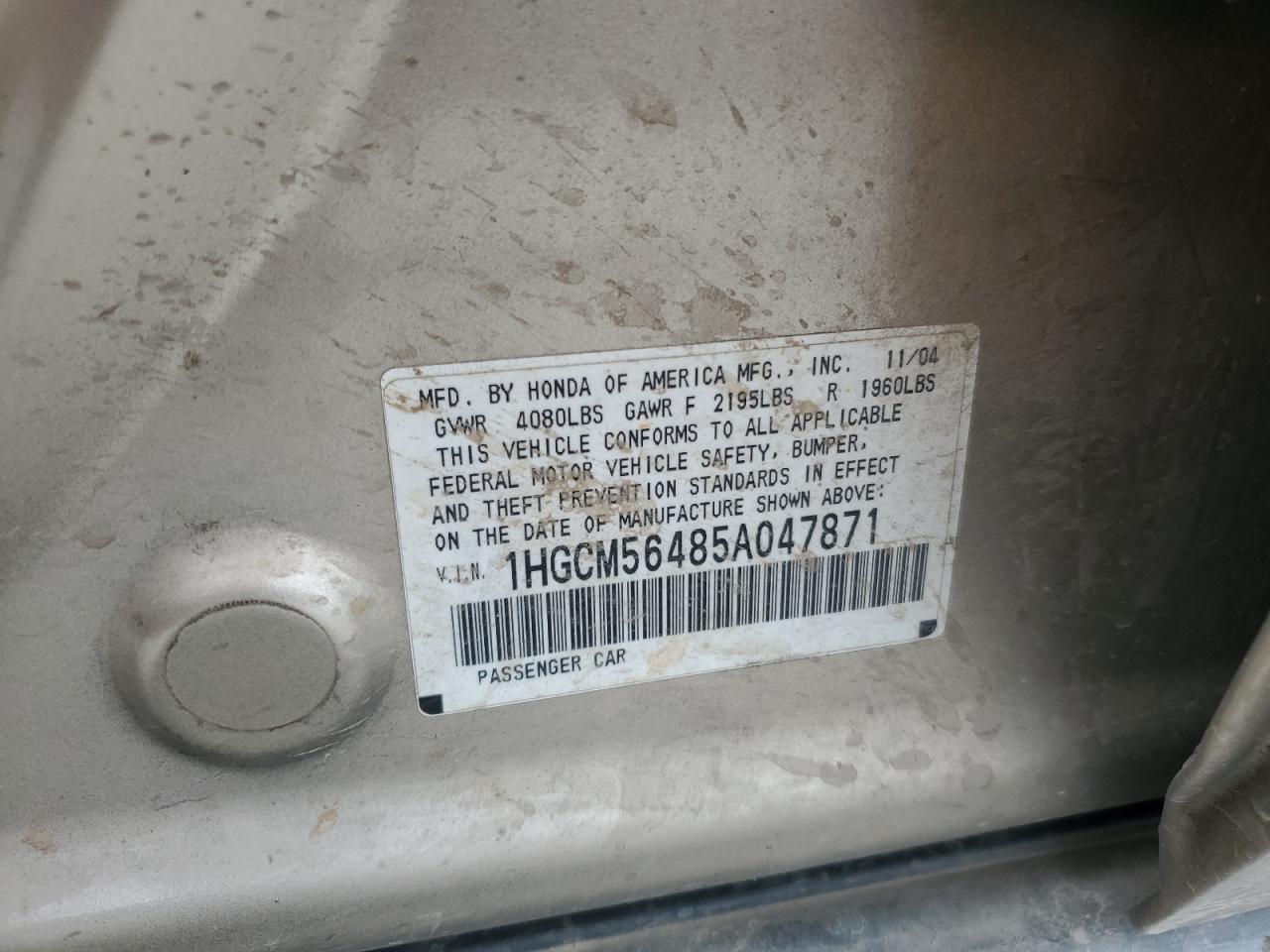 2005 Honda Accord - Image 14