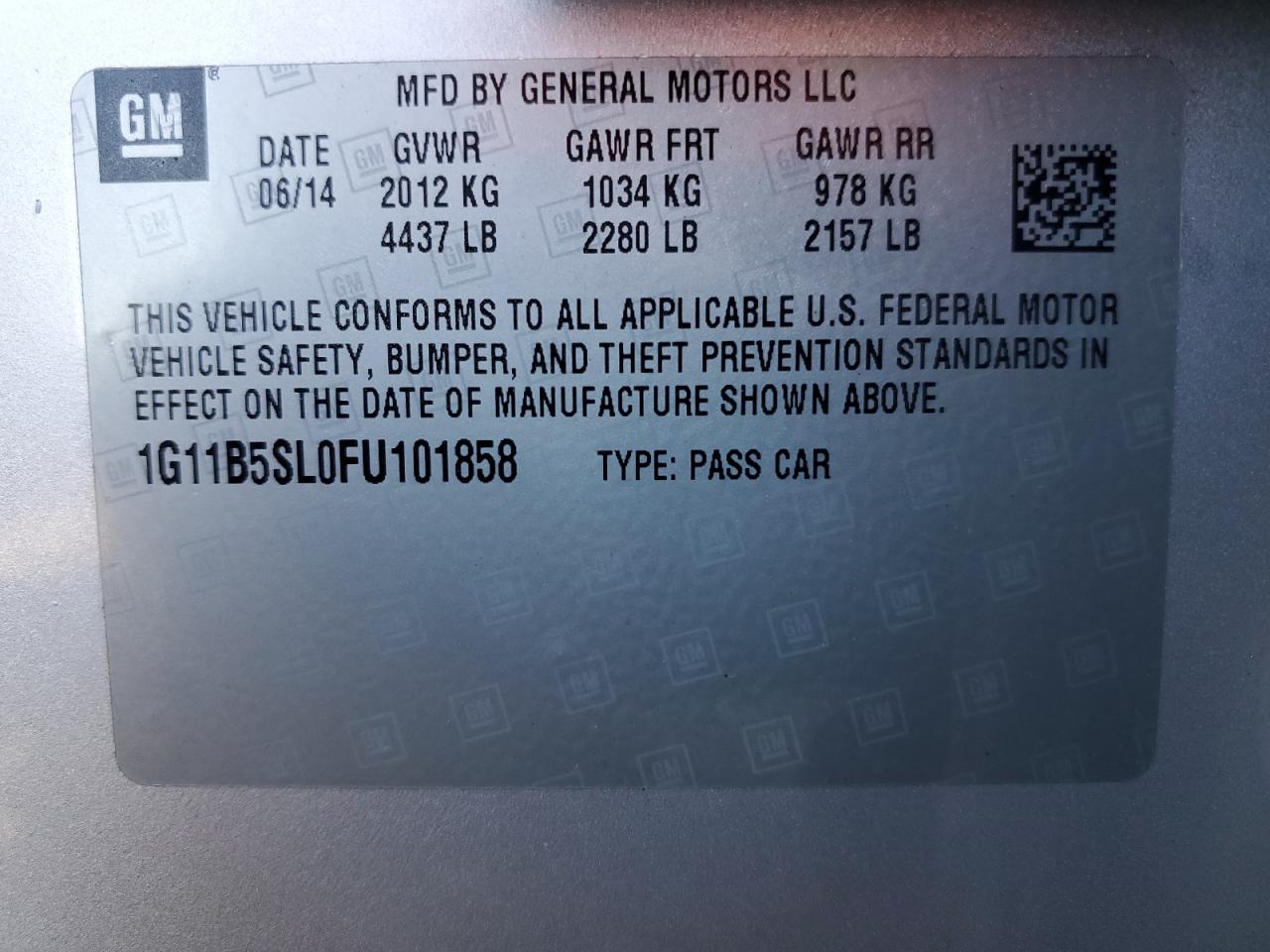 2015 Chevrolet Malibu - Image 13