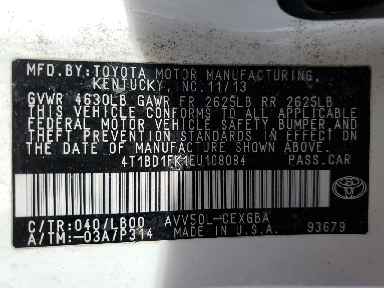 2014 Toyota Camry - Image 12