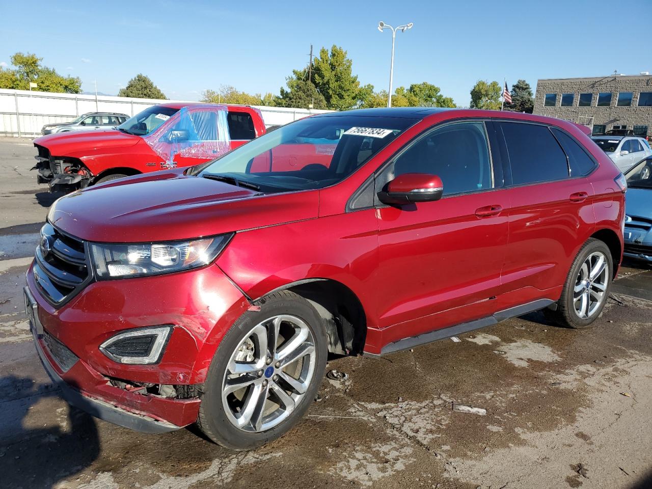 2016 Ford Edge Sport VIN: 2FMPK4AP5GBB27049 Lot: 75667834