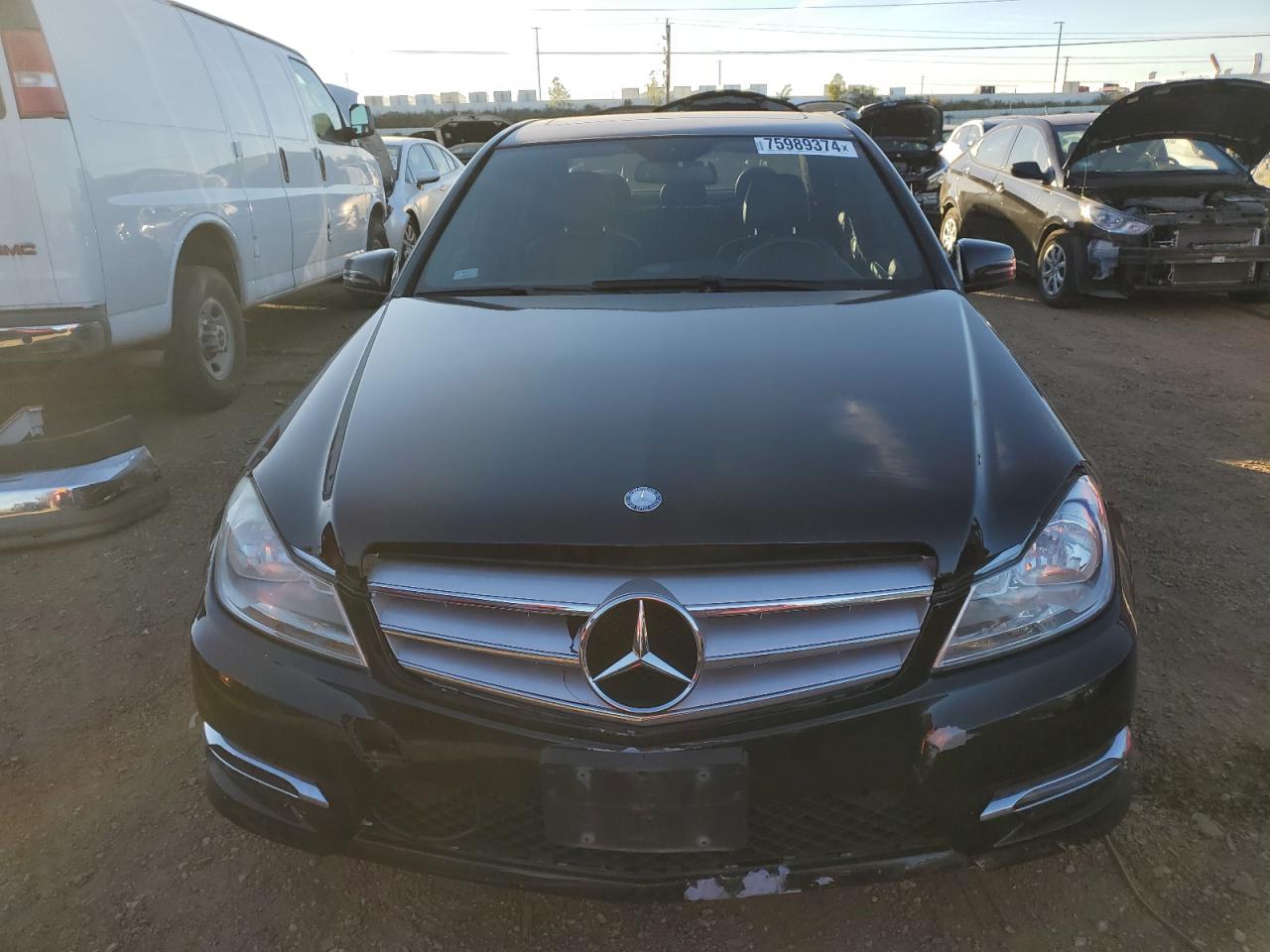 VIN WDDGF8AB6ER319665 2014 MERCEDES-BENZ C-CLASS no.5