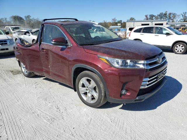  TOYOTA HIGHLANDER 2017 Burgundy