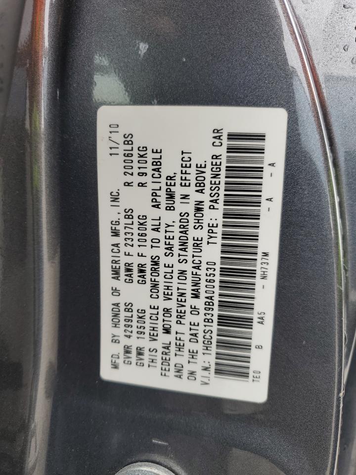 1HGCS1B39BA006530 2011 Honda Accord Lx-S