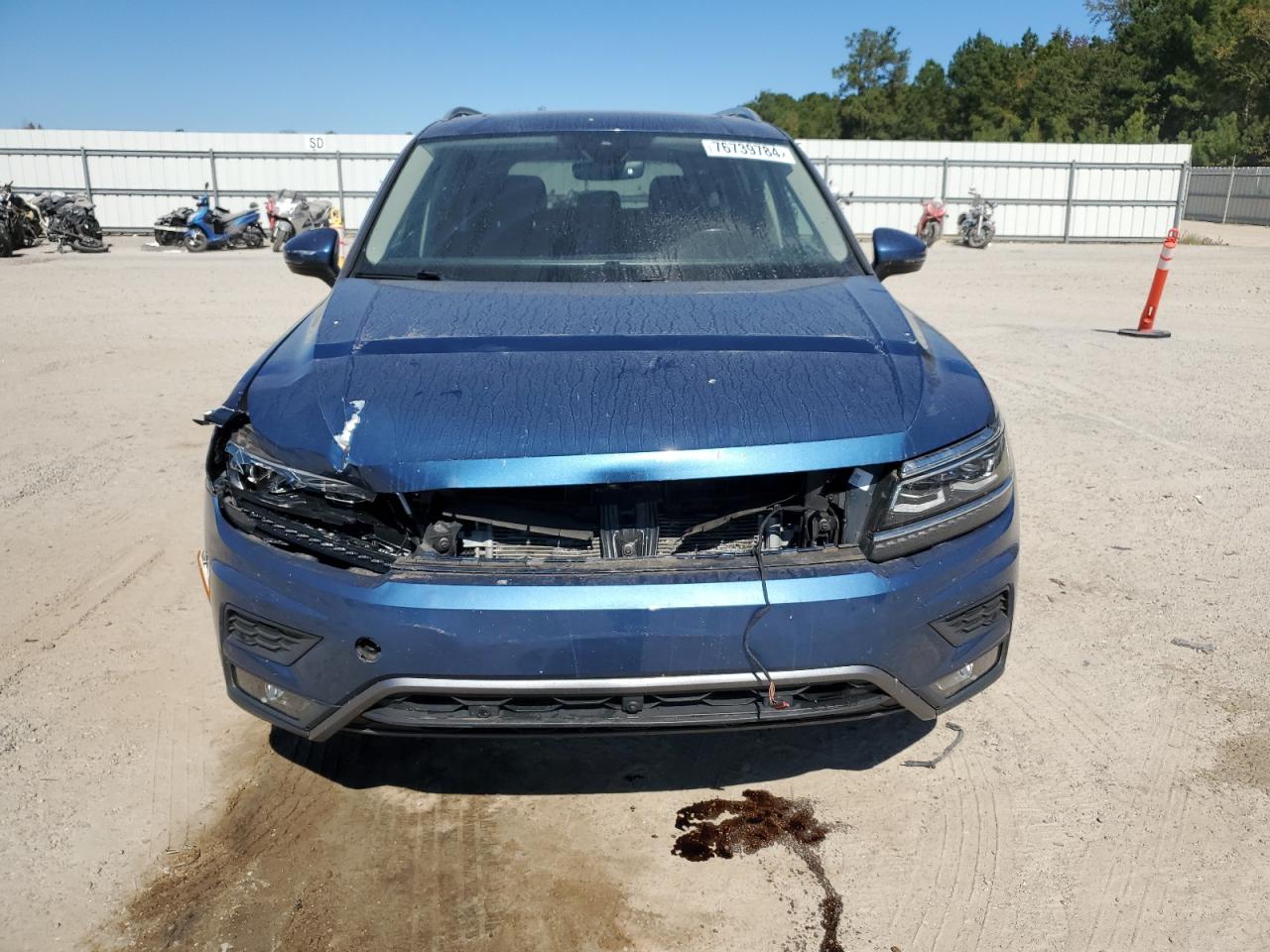 2018 Volkswagen Tiguan Sel Premium VIN: 3VV5B7AX2JM004684 Lot: 76739784