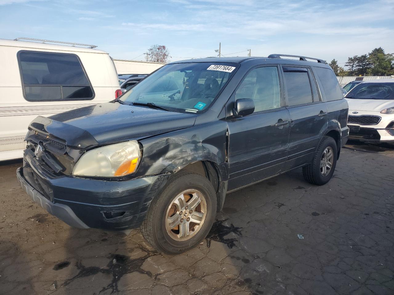 2003 Honda Pilot Exl de vânzare în New Britain, CT - Front End