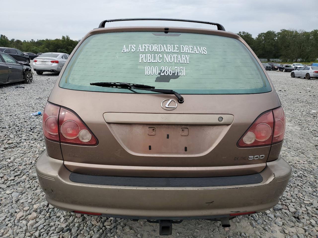 1999 Lexus Rx 300 VIN: JT6GF10U1X0014335 Lot: 62323915