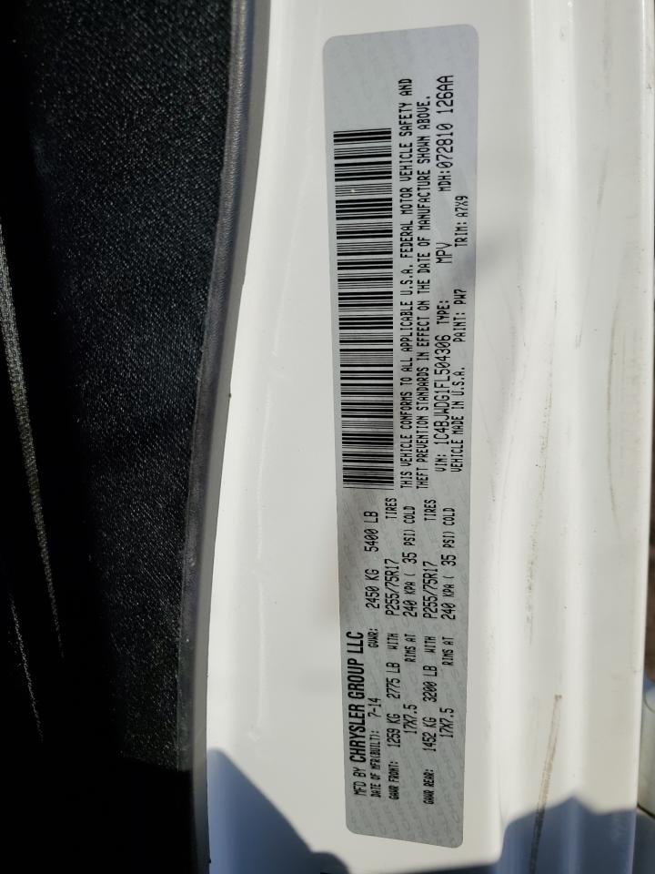 2015 Jeep Wrangler Unlimited Sport VIN: 1C4BJWDG1FL504306 Lot: 75638734