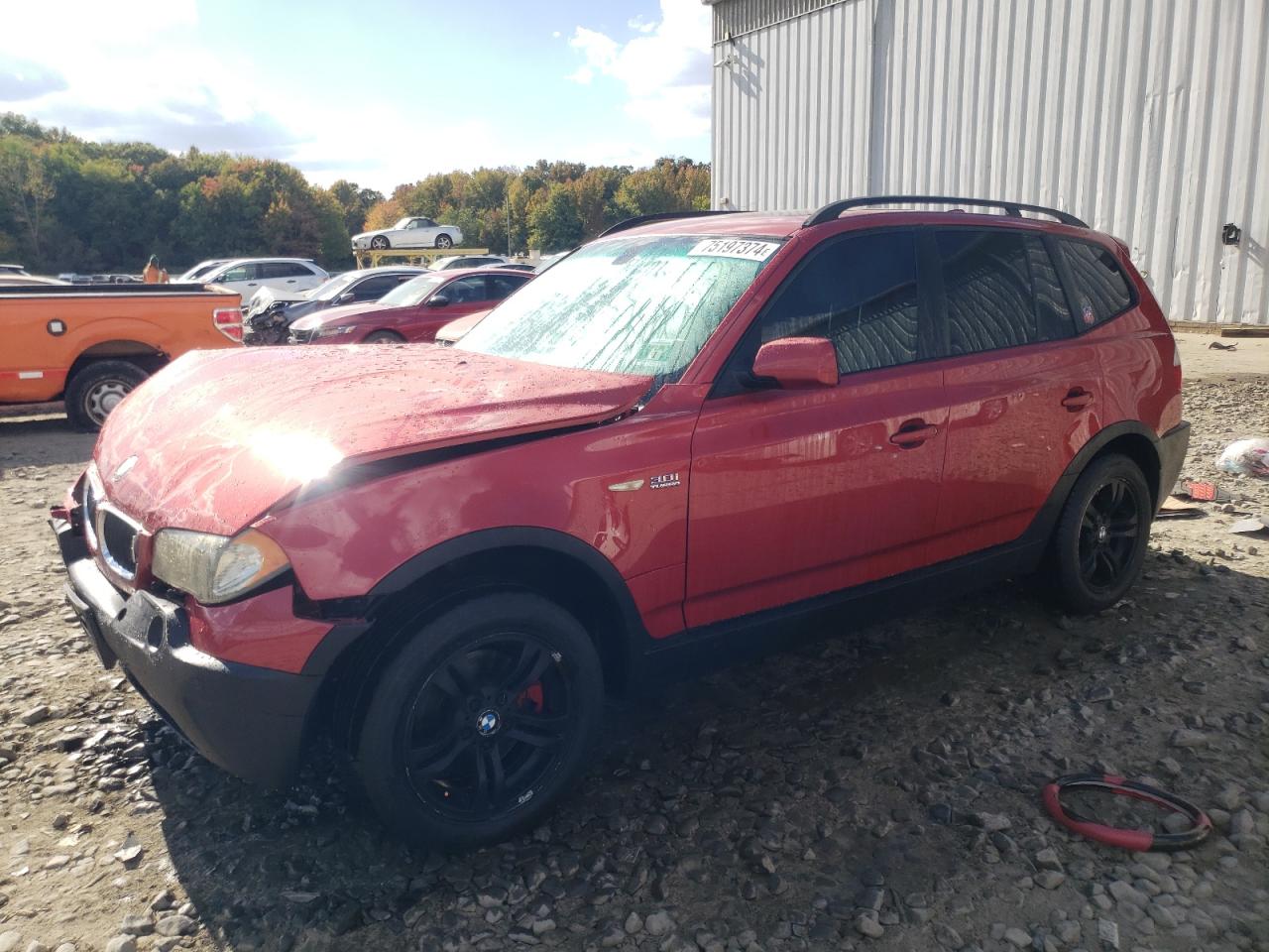 2004 BMW X3 3.0I VIN: WBXPA93494WC31826 Lot: 75197374