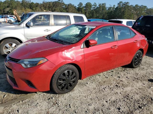  TOYOTA COROLLA 2016 Red